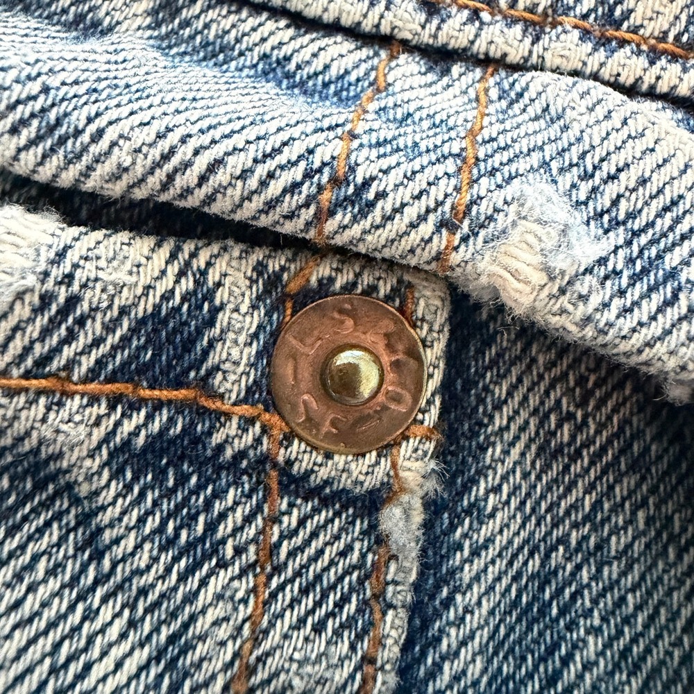 Vintage Levi's 505‎ Jeans Womens 29 Acid Wash 1970s Big E Distressed Retro - Picture 5 of 16